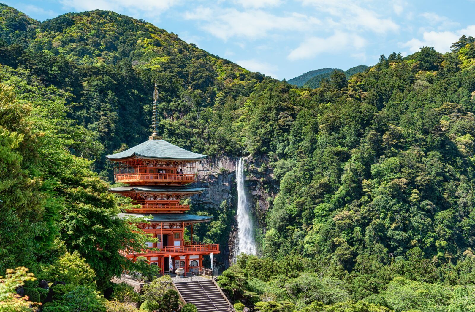 -日本三名瀑-　那智の滝