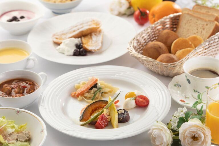 朝食ビュッフェ