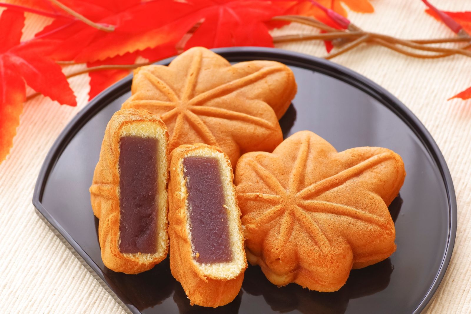 広島名物：もみじ饅頭