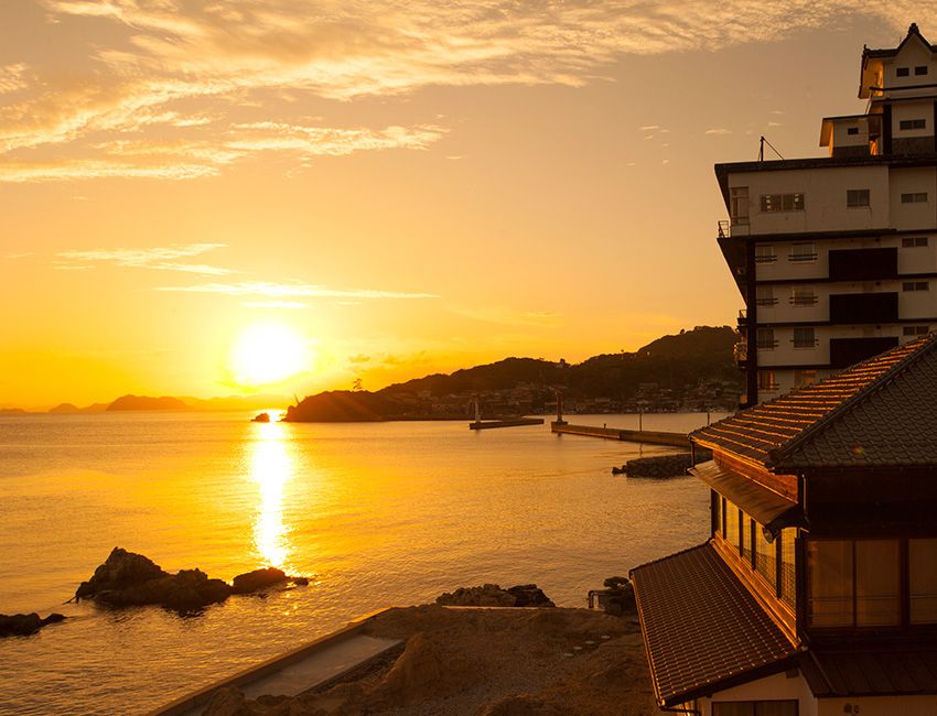 海沿いの素敵な旅館