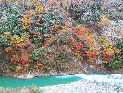 黒部川はきれいな水が湧き出ています！