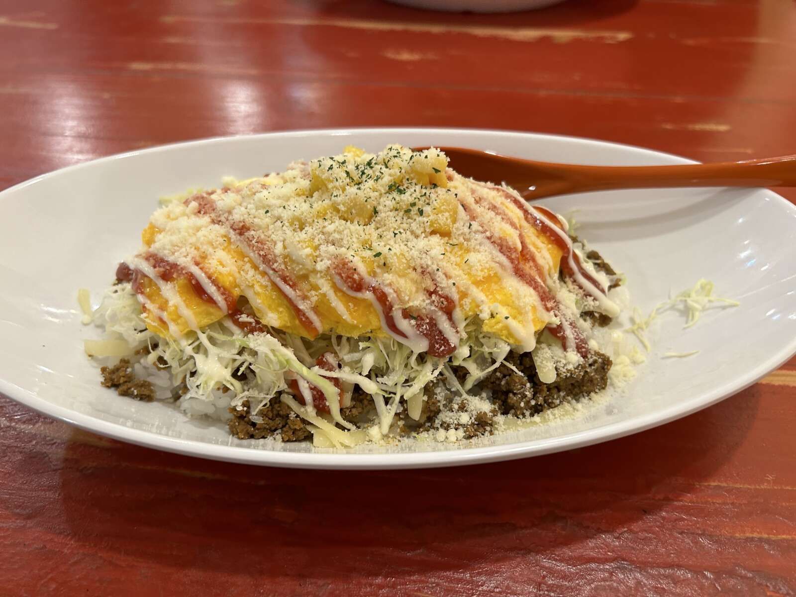 沖縄のタコライスです！