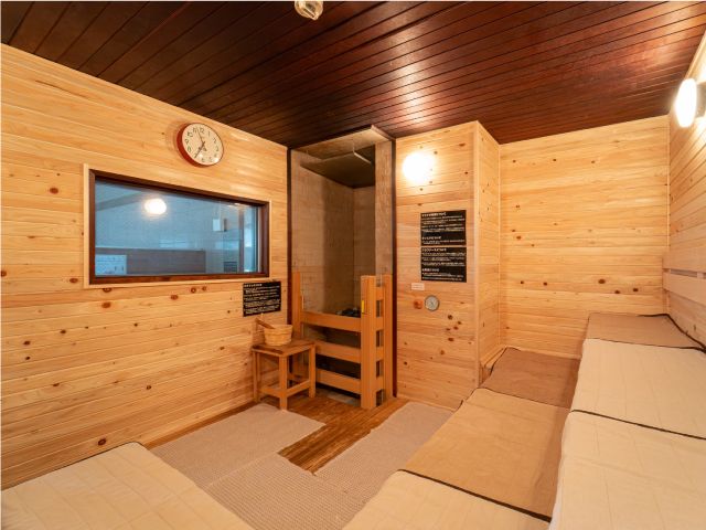 大浴場にはサウナまで付いています。