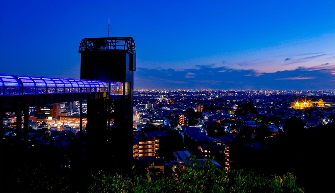 ロマンチックな街の夜景スポットもあり◎