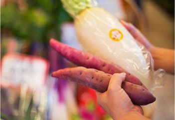 加賀野菜。他とは違うここだけの味わい