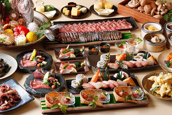 ビュッフェ会場でのお仕事です
