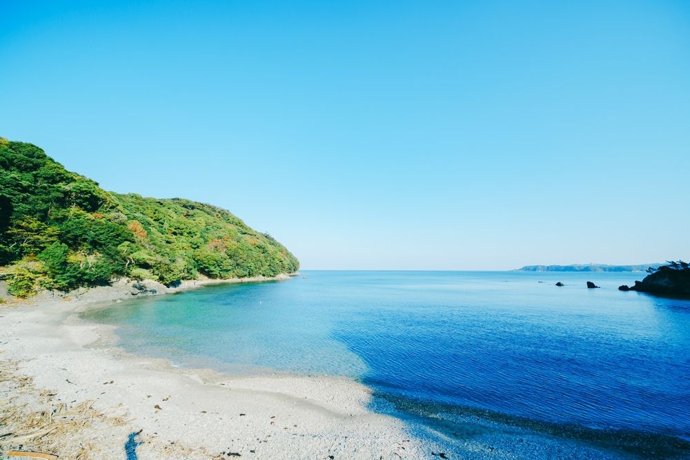 海が綺麗なエリアです。