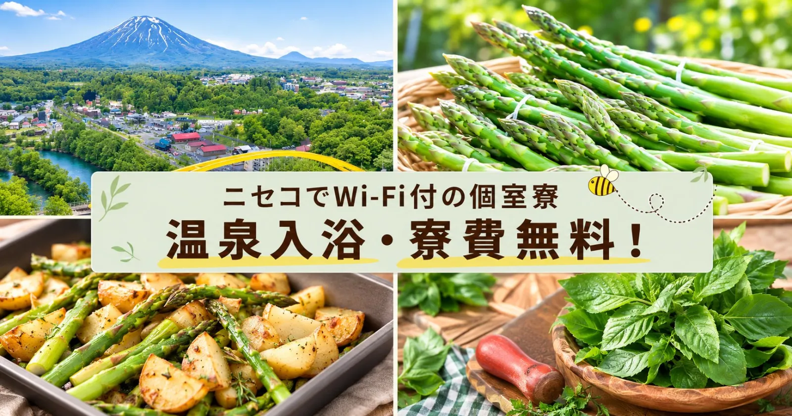 【特別手当あり！】ニセコの温泉旅館で調理補助のお仕事