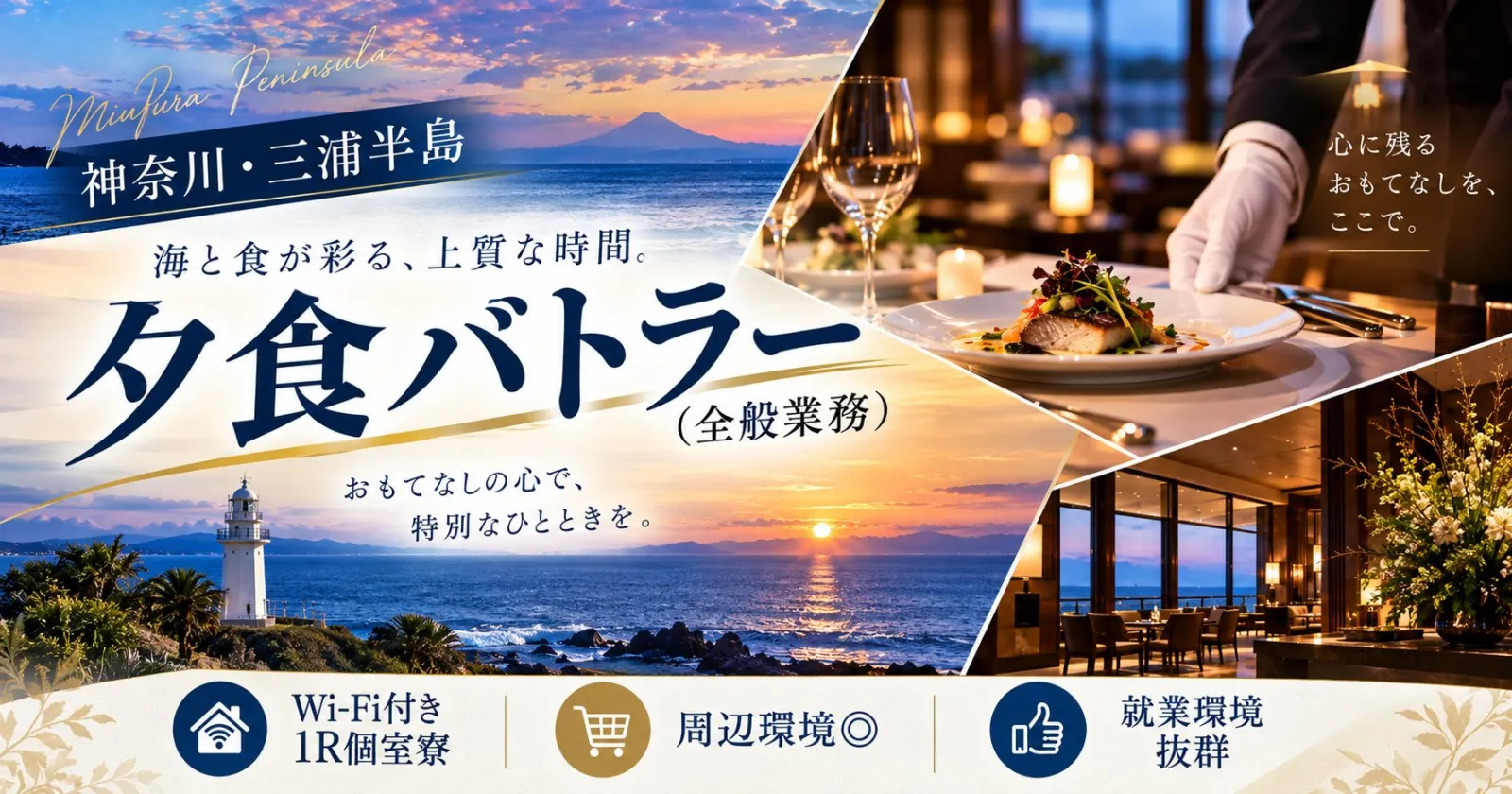 【夕食バトラー】【大手グループ施設】【完全1R個室寮】都心からも近いので休日も充実させることができます!!!