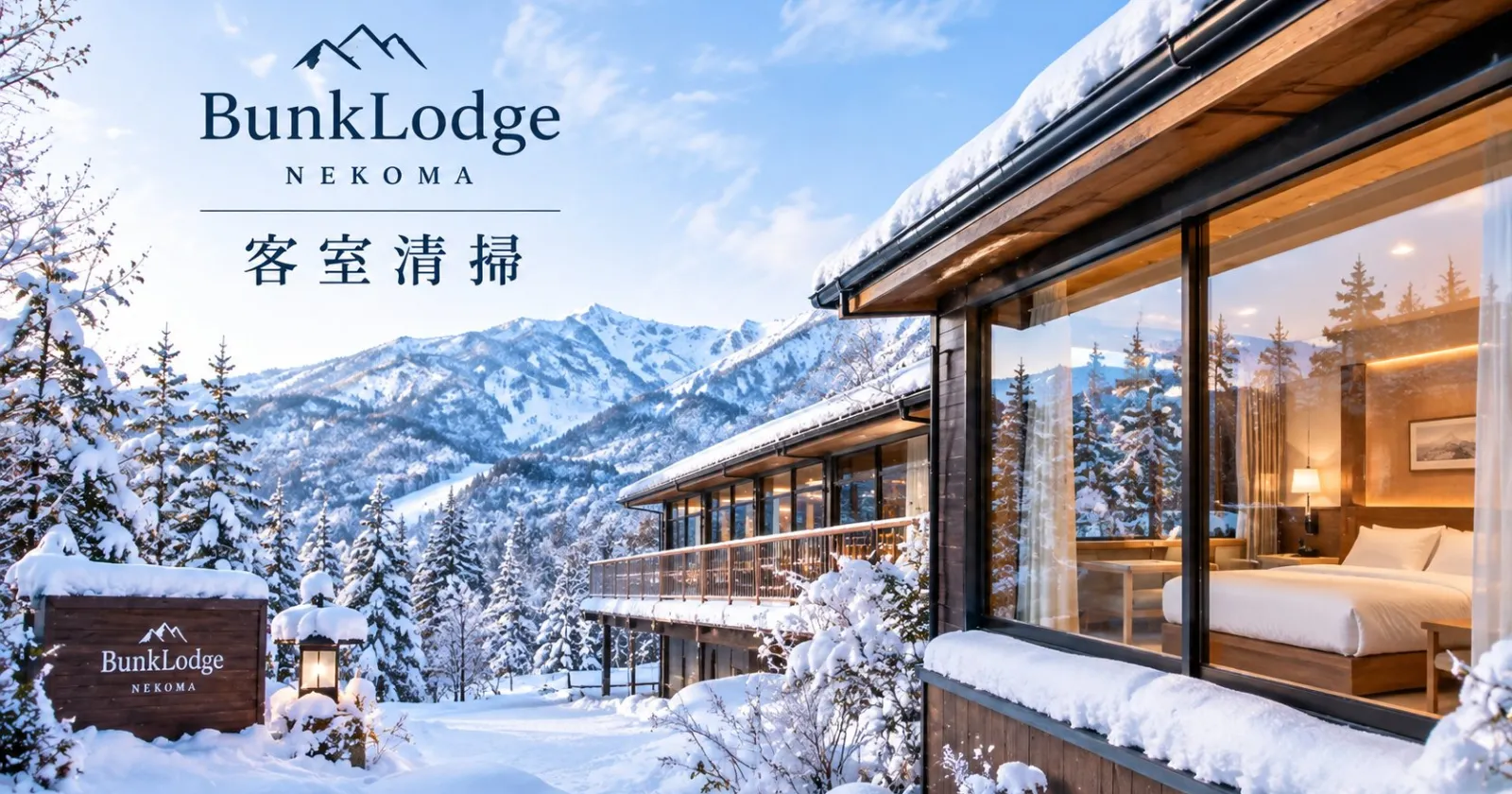【好条件×受け入れ環境◎】【リフト券・レンタル無料】友人・カップルでの応募も大歓迎!1月オープンのスキー場隣接施設で全般業務のお仕事!